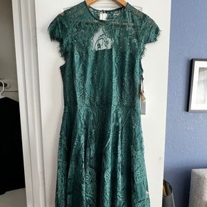 Steve Madden Green lace dress